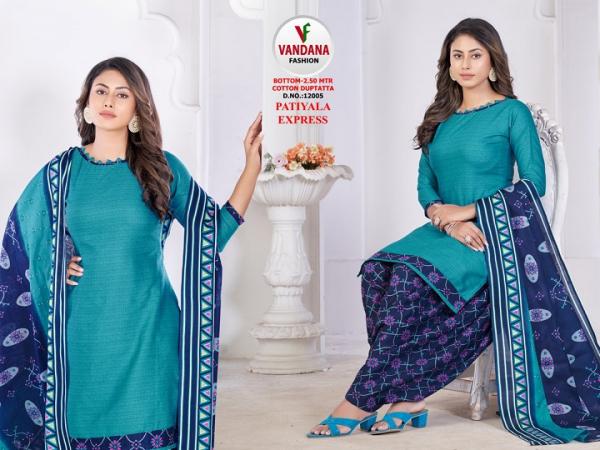 Vandana Patiyala Express Vol-12 indo Cotton PAtiyala Dress Material 